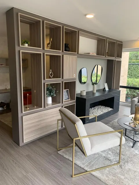 Bibliotecas y muebles de TV, referencia BL027