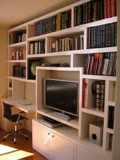 Bibliotecas y muebles de TV, referencia BL04