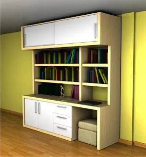 Bibliotecas y muebles de TV, referencia BL08